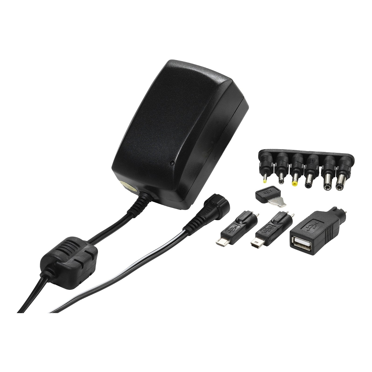 Vivanco PAH30 Universal USB Power Adapter 2250mA - Black