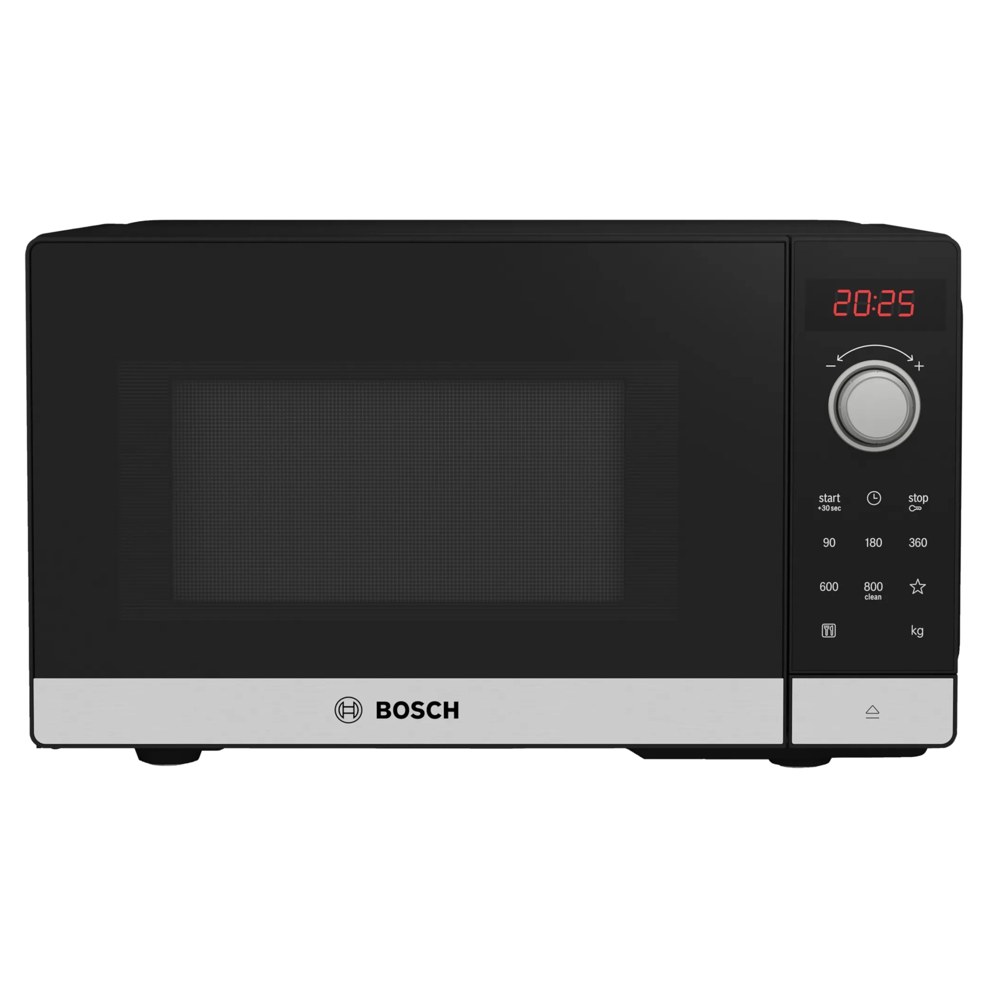 Bosch FFL023MS2B Series 2 800W Freestanding Microwave - Stainless steel