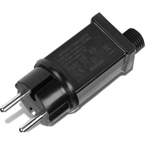 12V LED Power Supply, IP44 LED Transformer Low Voltage LED Adapter Driver for Christmas Light, String Light