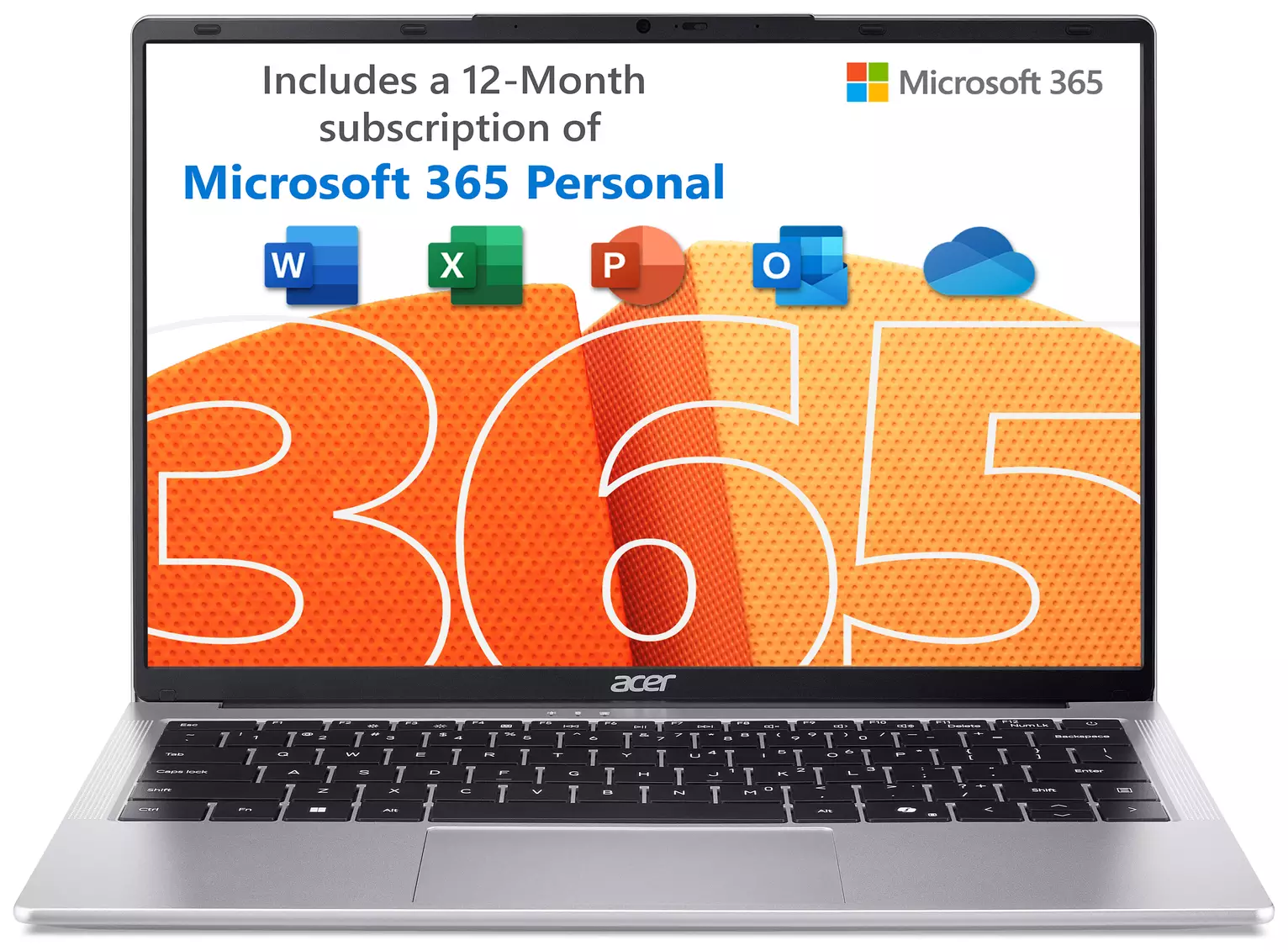 Acer Aspire Lite 14 14in Intel N 4GB 128GB Laptop - Silver
