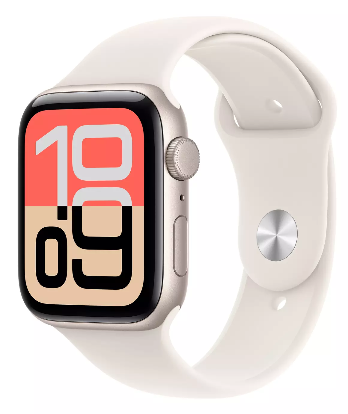 Apple Watch SE 3 GPS 44mm Aluminium Starlight Sport Band M/L