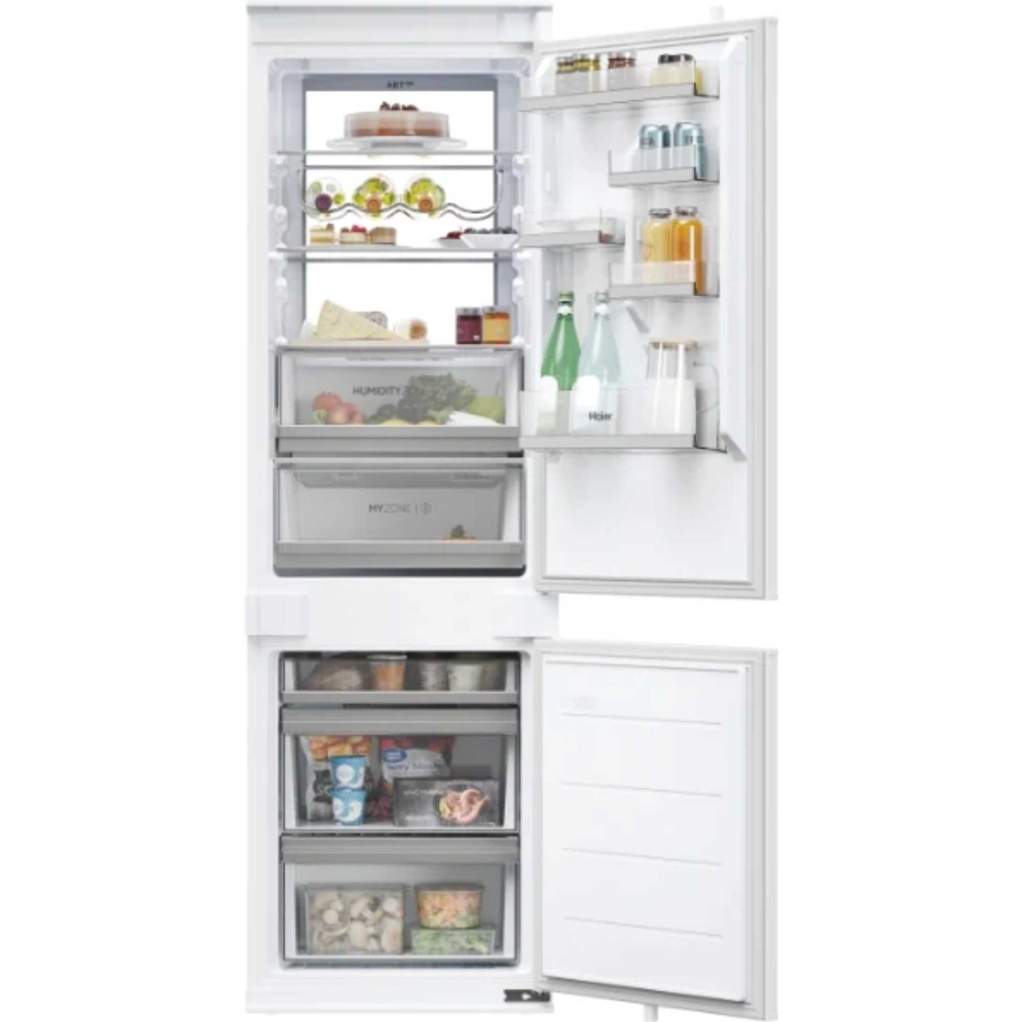 Haier ID Series 6 Built-In Fridge Freezer 70/30 Total No Frost - White